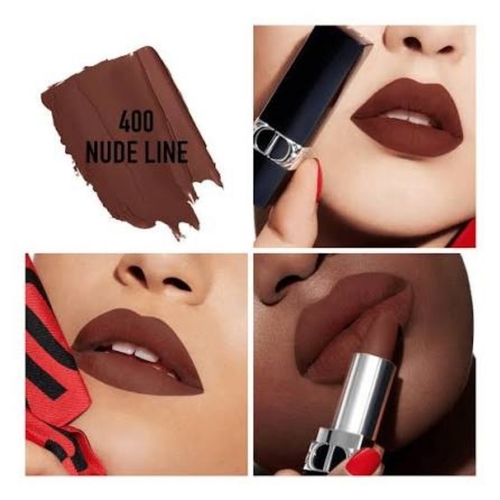 Dior Rouge Lipstick Refill #400 Nude Line - Velvet Texture